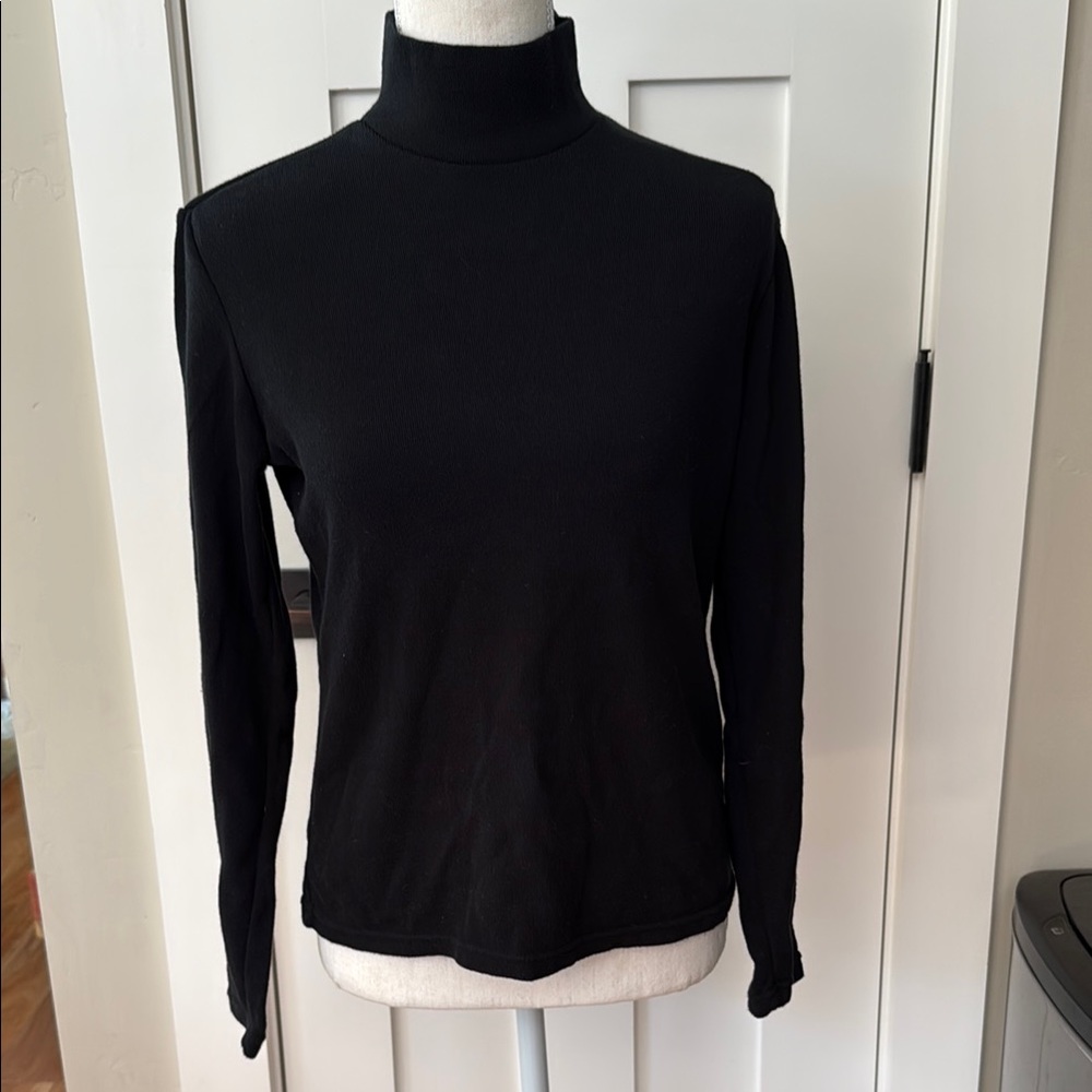 Vintage Banana Republic Black Turtleneck Top